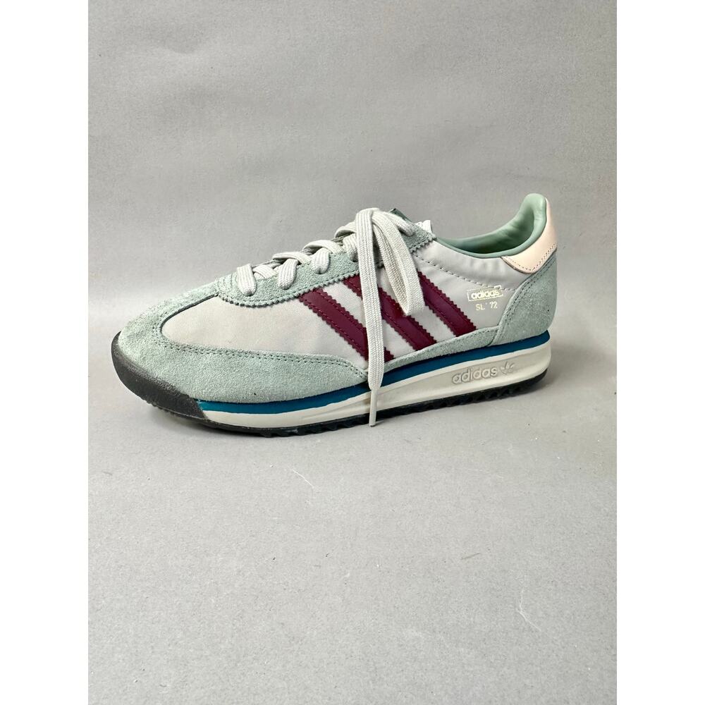 Adidas Originals SL 72 RS Putty Grey Shadow/Red/Legacy Teal Mens Size 6 Womens 7